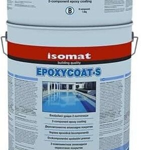 Isomat Epoxycoat-S Εποξειδικό Χρώμα 2 Συστατικών για Βαφή Πισίνων (Α+Β) Γαλάζιο Πισίνας - 9,6 Kg
