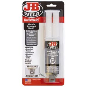 J-B WELD KwikWeld Εποξική Κόλλα Μετάλλων 2 Συστατικών Γκρι 25ml