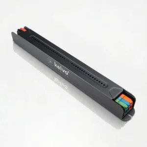 kelvo® PULSE KLV-107-0004 Ultra Slim Τροφοδοτικό/Μετασχηματιστής Class I PELV 120W 5A AC 220-240V σε DC 24V IP20 - Γκρι Ανθρακί Ματ - Μ25 x Π2.6 x Υ2.4cm - 5 Χρόνια Εγγύηση