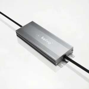 kelvo® SELAS KLV-107-0023 Τροφοδοτικό/Μετασχηματιστής Class I PELV 100W 8.2A AC 220-240V σε DC 12V Αδιάβροχο IP67 - Γκρι Ανθρακί Ματ - Μ18.9 x Π6.5 x Υ2.2cm - 5 Χρόνια Εγγύηση