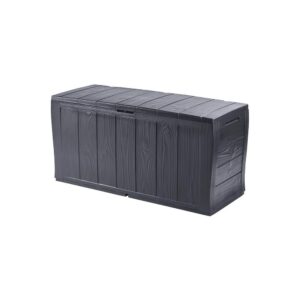 Keter Μπαούλο Αποθήκευσης Εξωτερικού Χώρου Comfy Πλαστικό 270lt Μαύρο Μ117xΠ45xΥ57εκ. 237034