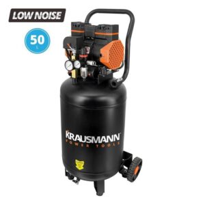 Krausmann Μονοφασικό Κομπρεσέρ Αέρος 80dB με Ισχύ 2.2hp και Αεροφυλάκιο 50lt