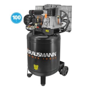 Krausmann Μονοφασικό Κομπρεσέρ Αέρος 95dB με Ισχύ 3hp και Αεροφυλάκιο 100lt