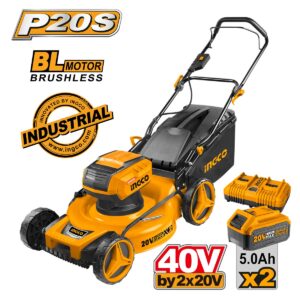 Μηχανή Γκαζόν Μπαταρίας 2x20V Li-Ion (#LMLI20182)