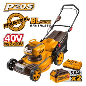 Μηχανή Γκαζόν Μπαταρίας 18"  2x20V Li-Ion (#LMLI20186)