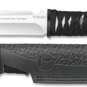 ΜΑΧΑΙΡΙ TOKISU knife. Leather sheath. Blade 15,3cm