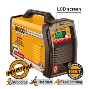 Ηλεκτροκόλληση Inverter 250Α MMA/TIG/VRD (Με Σετ Καλώδια κομπλέ) (#MMA25079)