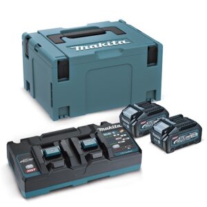 Makita Σετ 2 Μπαταριών Εργαλείου 40V Χωρητικότητας 8Ah με Φορτιστή XGT