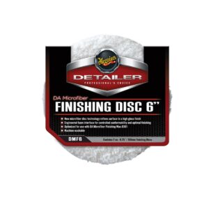 Meguiar's DA Microfiber Finishing Disc Πάτος Φινιρίσματος Μικροϊνών 6" 159mm (#DMF6) 2Τεμ.