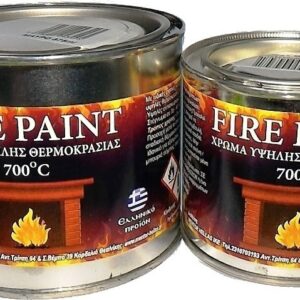 Mentor Χρώμα Υψηλής Θερμοκρασίας 700°C 0.375lt Μαύρο