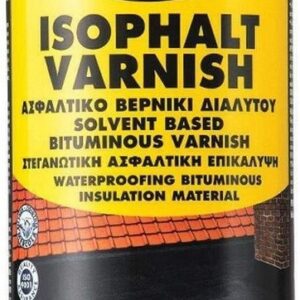 Mercola Isophalt Varnish 19kg Μαύρο
