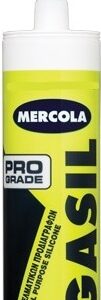 Mercola Megasil Σφραγιστική Σιλικόνη Αντιμουχλική Μαύρη 280ml