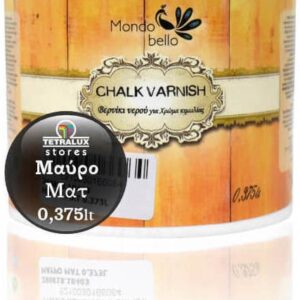 Mondobello Chalk Varnish Mat Black 375ml