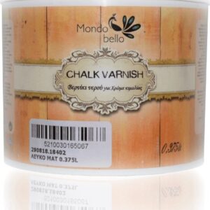 Mondobello Chalk Varnish Mat White 375ml