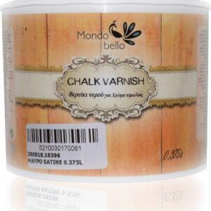 Mondobello Chalk Varnish Satin Black 375ml