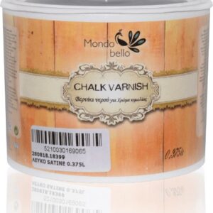 Mondobello Chalk Varnish Satin White 375ml