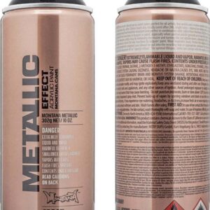 Montana Cans Σπρέι Βαφής Metallic Ακρυλικό με Μεταλλικό Εφέ Black (EMC9000) 400ml