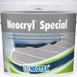 NEOTEX ΧΡΩΜΑ ΔΑΠΕΔΩΝ NEOCRYL SPECIAL ΓΚΡΙ (RAL 7037) - 12 kg