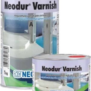 Neotex Neodur Βερνίκι Επιφάνειας Πολυουρεθάνης 2 Συστατικών Άχρωμο Ματ 15.6lt