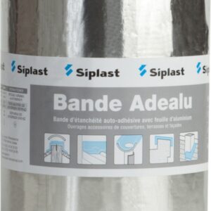 Neotex Ασημί Ασφαλτικές Ταινίες Αυτοκόλλητες (60cm x 10m) 001-0049