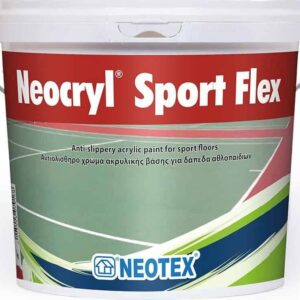 Neotex Χρώμα Ακρυλικό Neocryl Sport Flex 12kg Λευκό