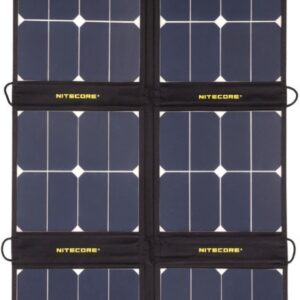 NiteCore FSP100 Αναδιπλούμενος Ηλιακός Φορτιστής Φορητών Συσκευών / Επαναφορτιζόμενων Μπαταριών 100W 12V