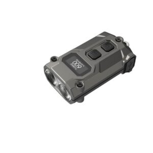 NiteCore Επαναφορτιζόμενος Φακός Μπρελόκ LED με Μέγιστη Φωτεινότητα 600lm Γκρι 9110101465