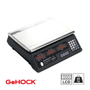 Ψηφιακή Επιτραπέζια Ζυγαριά έως 40kg Μαύρη GeHOCK (#PCS0402)