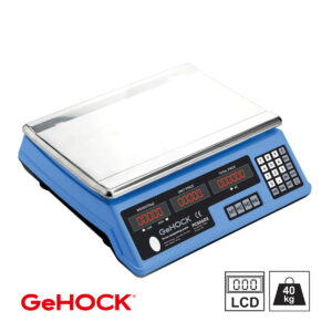 Ψηφιακή Επιτραπέζια Ζυγαριά έως 40kg Μπλε GeHOCK (#PCS0403)