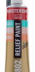Royal Talens Relief Paint Decorfin Πάστα/Περίγραμμα Χρυσό Ανοιχτό Νο802 20ml