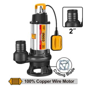 Υποβρύχια Αντλία INOX με Κοπτήρα Λυμάτων 1500W (#SPDB150068)