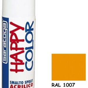 Saratoga Σπρέι Βαφής Happy Acrylic Daffodil Yellow RAL 1007 400ml