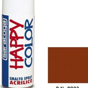 Saratoga Σπρέι Βαφής Happy Acrylic Orange Brown RAL 8023 400ml