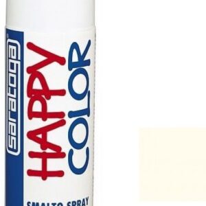Saratoga Σπρέι Βαφής Happy Acrylic Oyster White RAL 1013 400ml