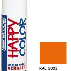 Saratoga Σπρέι Βαφής Happy Acrylic Pastel Orange RAL 2003 400ml