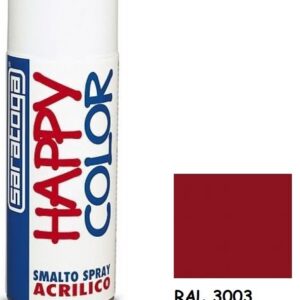 Saratoga Σπρέι Βαφής Happy Acrylic Ruby Red RAL 3003 400ml