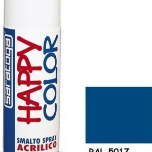 Saratoga Σπρέι Βαφής Happy Acrylic Traffic Blue RAL 5017 400ml