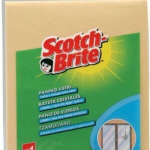 Scotch Brite Σπογγοπετσέτα για Τζάμια Κίτρινη 40x32εκ.