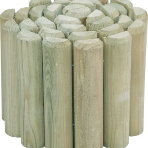 ShoWood 30086 Ξύλινη Μπορντούρα Κήπου σε Μπεζ Χρώμα 0.4x2.0m