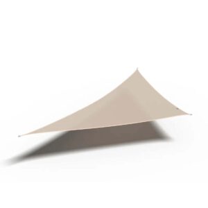 Showood 90° Τρίγωνο Πανί Σκίασης Εκρού 4x4x5.7m 280gr/m²
