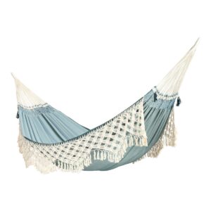 Showood Αιώρα King Size Υφασμάτινη Γαλάζια BSH18-39