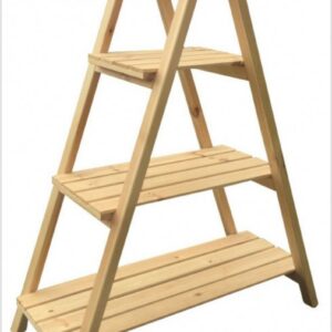 Showood Σκάλα Ραφιέρα Γλάστρας Ξύλινη 90x41 / 41x120εκ.
