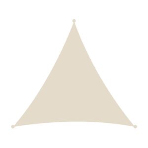 Showood Τρίγωνο Πανί Σκίασης Εκρού 3.6m 280gr/m²