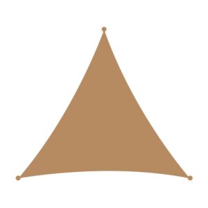 Showood Τρίγωνο Πανί Σκίασης Εκρού 5m 230gr/m² (#41361)
