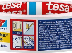 TESA® Χαρτοταινία Ακριβείας Ευαίσθητων Επιφανειών 50m x 30mm (#4333)