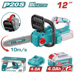 TOTAL ΕΠΑΓΓ. ΣΕΤ ΑΛΥΣΟΠΡΙΟΝΟ ΜΠΑΤ. Li-ion 20V / 12" / 4Ah / 2 ΜΠΑΤΑΡΙΕΣ BL Motor (TGSLI201262E)
