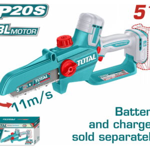 TOTAL ΕΠΑΓΓ. ΑΛΥΣΟΠΡΙΟΝΟ ΚΛΑΔΕΥΤΙΚΟ ΜΠΑΤ. Li-ion 20V / 5" ΧΩΡΙΣ ΜΠΑΤ & ΦΟΡΤΙΣΤΗ BL Motor (TGSLI2056)