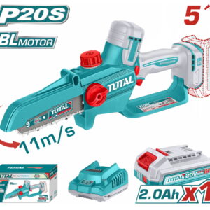 TOTAL ΕΠΑΓΓ. ΣΕΤ ΑΛΥΣΟΠΡΙΟΝΟ ΚΛΑΔΕΥΤΙΚΟ ΜΠΑΤ. Li-ion 20V / 5" / 2Ah / 1 ΜΠΑΤ BL Motor (TGSLI20561E)