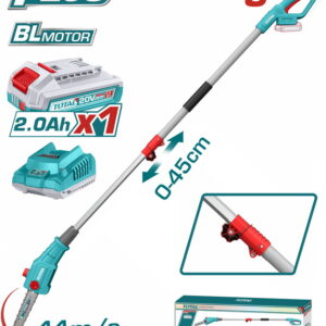 TOTAL ΕΠΑΓΓ. ΣΕΤ ΤΗΛΕΣΚ. ΚΟΝΤΑΡΟΠΡΙΟΝΟ ΜΠΑΤ. Li-ion 20V / 8'' / 2Ah / 1 ΜΠΑΤ. BL Motor (TPSLI20281E)