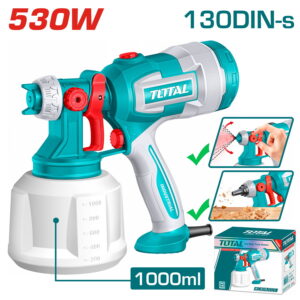 TOTAL ΕΠΑΓΓ. ΗΛΕΚΤΡΙΚΟ ΠΙΣΤΟΛΙ ΒΑΦΗΣ 530W / 1000ml (Με λειτουργία φυσητήρα) (TT4506E)